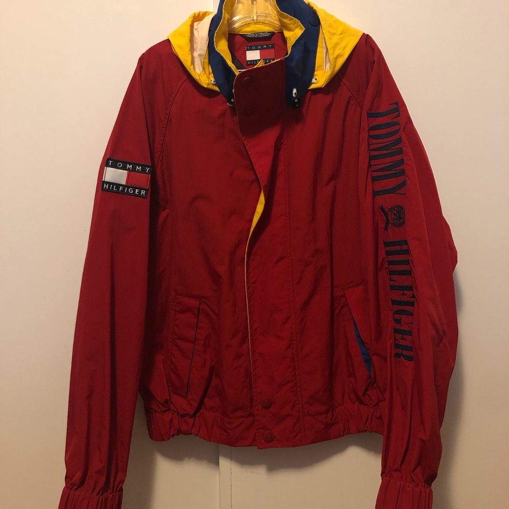 Vintage Tommy Hilfiger Color Block Windbreaker